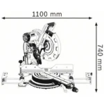 Bosch Elektrowerkzeuge - 305 mm Gehrungssäge, 2000 W 0601B23600 – Bild 5