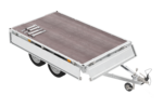 Zweiachsanhänger 254×151 mit Unitrailer Vollgummirädern 250/2 dmc 750 kg – Bild 11