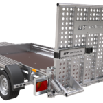 Bauanhänger für den Transport eines Minibaggers – UNITRAILER STARK 3 260