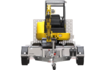 Bauanhänger für den Transport eines Minibaggers – UNITRAILER STARK 3 260 – Bild 8