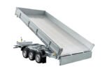 3-ACHSIGER HYDRAULISCHER KIPPANHÄNGER 400×200 UNITRAILER TASKER 400/3C 3500 KG – Bild 3