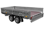 2-achsiger Anhänger 304×153 UNITRAILER SOLID 300/2, zulässiges Gesamtgewicht 750 kg – Bild 3