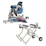 Bosch 0601B23600 GCM 12 GDL Professional 305mm Gehrungssäge - 2000W + GTA 2500W Professional Arbeitsständer 0601B12100